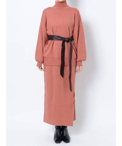 LAGUNAMOON(ラグナムーン)の「【WEB限定】ウエストマークニットプルオーバー(ニット/セーター・レディース・グリーン/ベージュ/ピンク/ブラウン・FREE)」の13枚目の写真