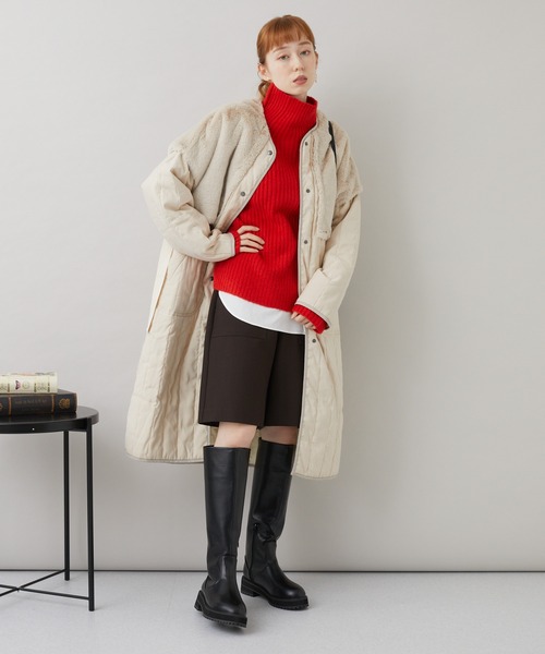 総丈84cm　エンバ　ミンク　ファーコート　2XL相当　裏地ボタニカル柄　カバー 総丈84cm エンバ ミンク ファーコート 2XL相当 裏地ボタニカル柄 カバー