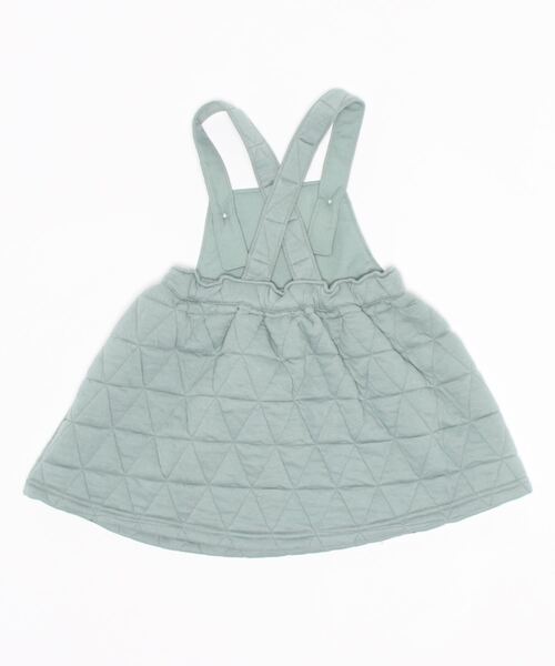 Noeil aime BeBe（ノイユエイムベベ）の「NoeilaimeBeBe/キルティングシームポケットジャンパースカート(90~130cm)（ジャンパースカート・キッズ・グリーン/ライトブラウン・100/110/90/120/130）」の20枚目の写真