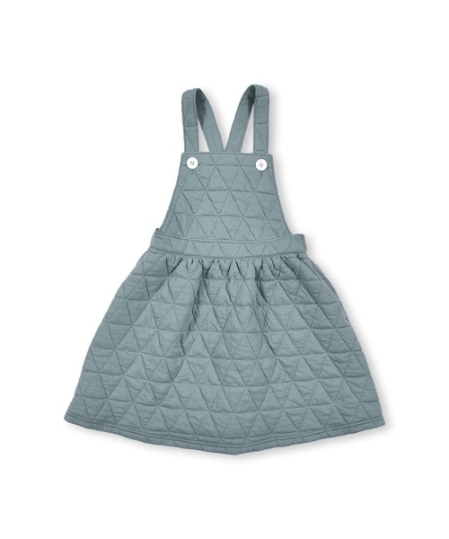 Noeil aime BeBe（ノイユエイムベベ）の「NoeilaimeBeBe/キルティングシームポケットジャンパースカート(90~130cm)（ジャンパースカート・キッズ・グリーン/ライトブラウン・100/110/90/120/130）」の18枚目の写真