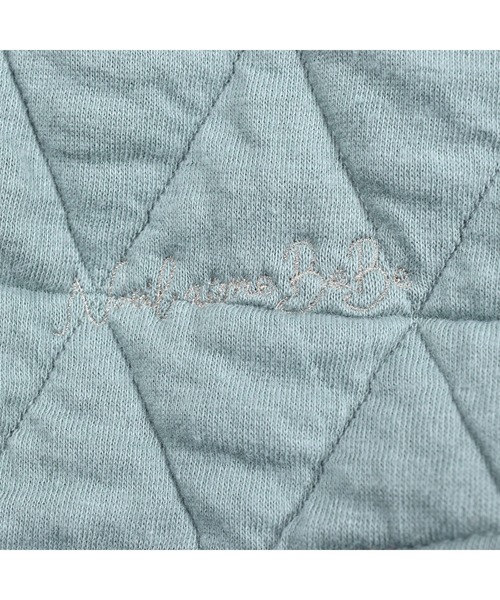 Noeil aime BeBe（ノイユエイムベベ）の「NoeilaimeBeBe/キルティングシームポケットジャンパースカート(90~130cm)（ジャンパースカート・キッズ・グリーン/ライトブラウン・100/110/90/120/130）」の4枚目の写真