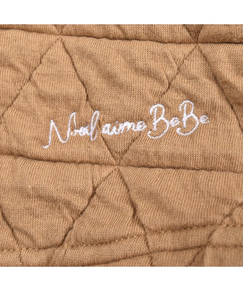 Noeil aime BeBe（ノイユエイムベベ）の「NoeilaimeBeBe/キルティングシームポケットジャンパースカート(90~130cm)（ジャンパースカート・キッズ・グリーン/ライトブラウン・100/110/90/120/130）」の11枚目の写真