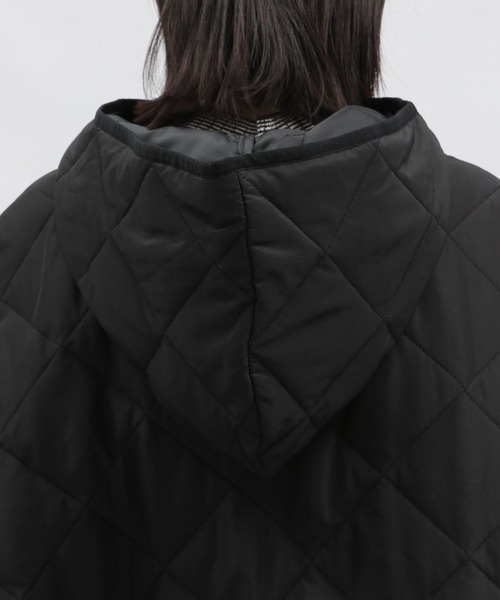 LAKOLE（ラコレ）の「キルティングポンチョコート / 171500（その他アウター・レディース・ブラック・MEDIUM/SMALL）」の18枚目の写真