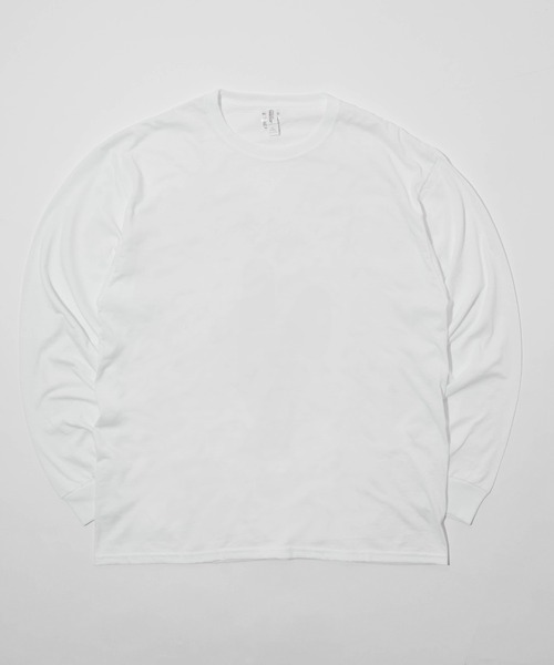 JERZEES（ジャージーズ）の「JERZEES/ジャージーズ DRI-POWER 5.4oz ロングスリーブシャツ クルーネック ロンT ビッグシルエットカットソー 無地T 長袖Tシャツ（Tシャツ/カットソー・メンズ・ネイビー/ホワイト/ブラック/グレイッシュベージュ/ダークグリーン/アッシュグレー・L/M/XL/S）」の7枚目の写真