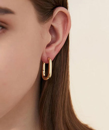 【OKUOKU 0909】フープピアス / スクエア oku-pierce-627225503234-73