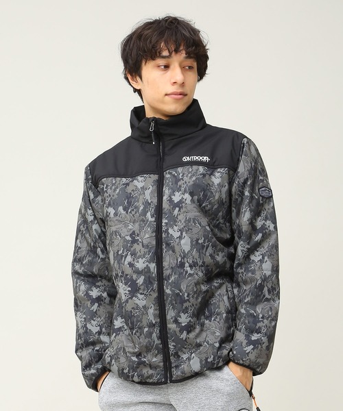 OUTDOOR PRODUCTS(アウトドアプロダクツ)の「フルジップ 中綿 ジャケット(ダウンジャケット/コート・メンズ・ホワイト/カーキ・M/L/LL)」の2枚目の写真