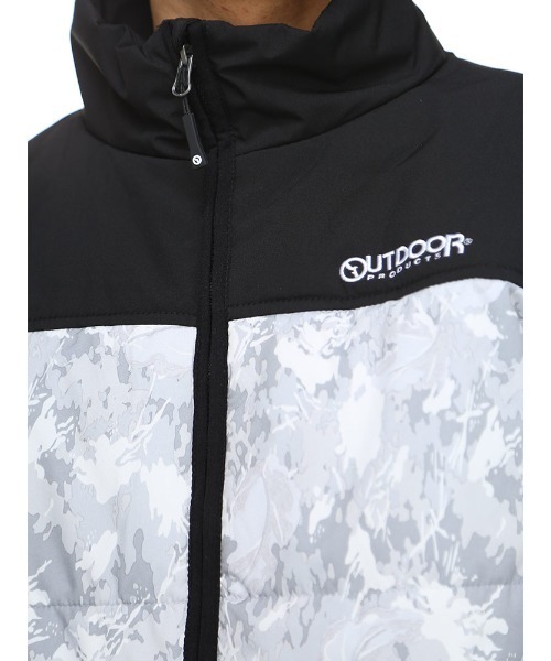 OUTDOOR PRODUCTS(アウトドアプロダクツ)の「フルジップ 中綿 ジャケット(ダウンジャケット/コート・メンズ・ホワイト/カーキ・M/L/LL)」の11枚目の写真