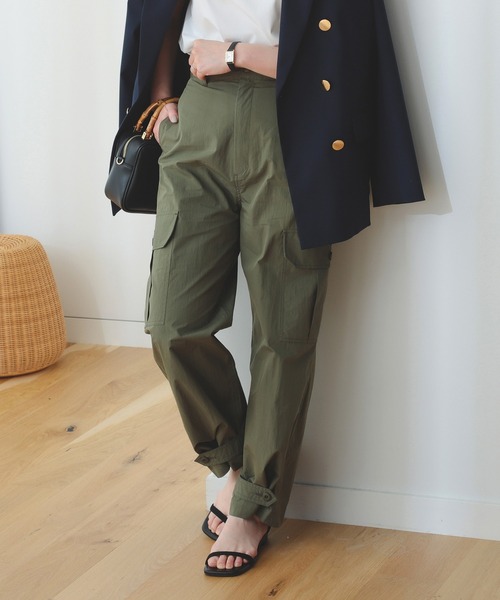 B:MING by BEAMS（ビーミングバイビームス）の「B:MING by BEAMS / 綿 ナイロン カーゴパンツ（カーゴパンツ・レディース・ベージュ系その他/オリーブ・SMALL/MEDIUM）」の18枚目の写真