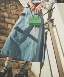 Cheek | デニムフレアスカート(デニムスカート)