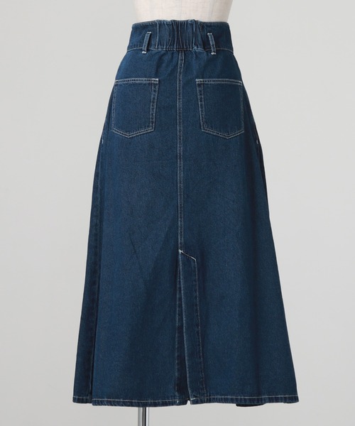 Cheek（チーク）の「デニムフレアスカート（デニムスカート・レディース・ネイビー/ブルー・SMALL/MEDIUM）」の11枚目の写真
