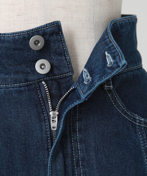 Cheek（チーク）の「デニムフレアスカート（デニムスカート・レディース・ネイビー/ブルー・SMALL/MEDIUM）」の17枚目の写真