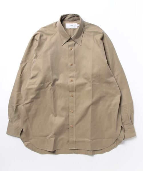 FUSE(フューズ)の「弱撥水シャンブレーギャバロングスリーブシャツ(シャツ/ブラウス・メンズ・カーキ/ネイビー・01/02/03)」の21枚目の写真