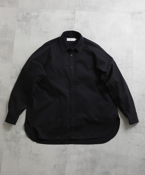 FUSE(フューズ)の「弱撥水シャンブレーギャバロングスリーブシャツ(シャツ/ブラウス・メンズ・カーキ/ネイビー・01/02/03)」の5枚目の写真