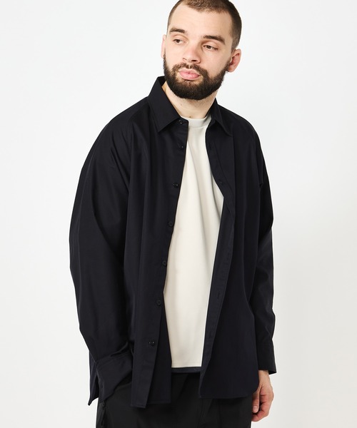 FUSE(フューズ)の「弱撥水シャンブレーギャバロングスリーブシャツ(シャツ/ブラウス・メンズ・カーキ/ネイビー・01/02/03)」の20枚目の写真