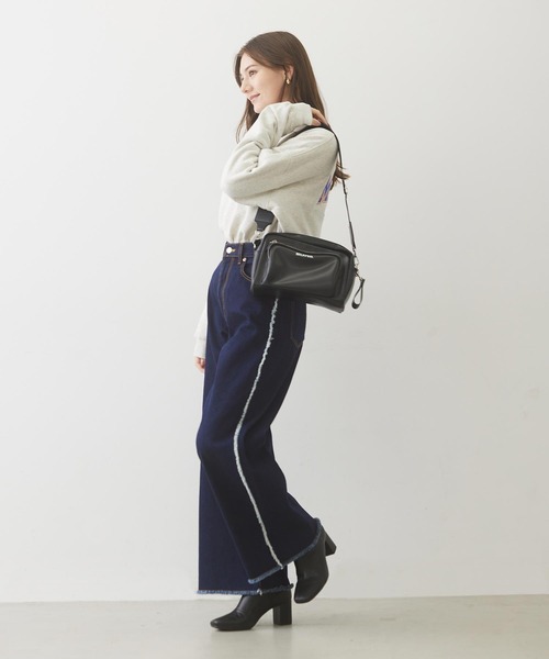 MILKFED.（ミルクフェド）の「LOGO BASIC SHOULDER BAG（ショルダーバッグ・レディース・ブラック/ブラウン・ONE SIZE）」の19枚目の写真