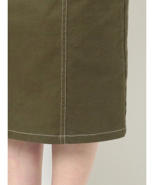 MURUA（ムルーア）の「ギャザースリーブステッチワンピース（ワンピース・レディース・ブラック/カーキ/インディゴブルー・1/2）」の13枚目の写真