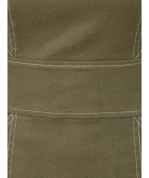 MURUA（ムルーア）の「ギャザースリーブステッチワンピース（ワンピース・レディース・ブラック/カーキ/インディゴブルー・1/2）」の10枚目の写真