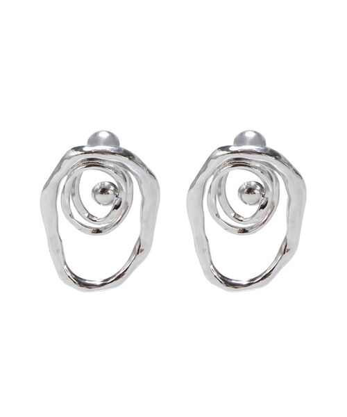 UN3D.（アンスリード）の「センターボールピアス（ピアス（両耳用）・レディース・ゴールド/シルバー・FREE）」の2枚目の写真