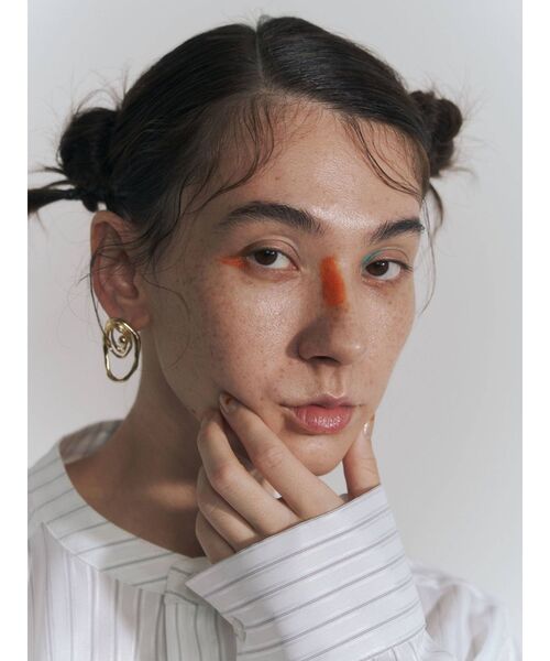 UN3D.（アンスリード）の「センターボールピアス（ピアス（両耳用）・レディース・ゴールド/シルバー・FREE）」の8枚目の写真