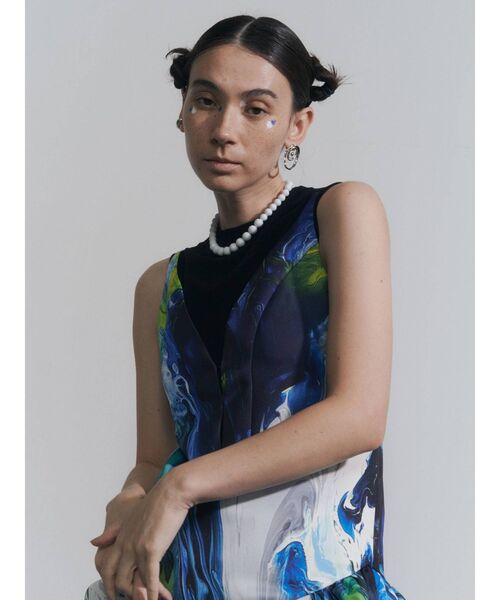 UN3D.（アンスリード）の「センターボールピアス（ピアス（両耳用）・レディース・ゴールド/シルバー・FREE）」の10枚目の写真