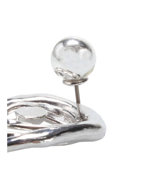 UN3D.（アンスリード）の「センターボールピアス（ピアス（両耳用）・レディース・ゴールド/シルバー・FREE）」の12枚目の写真