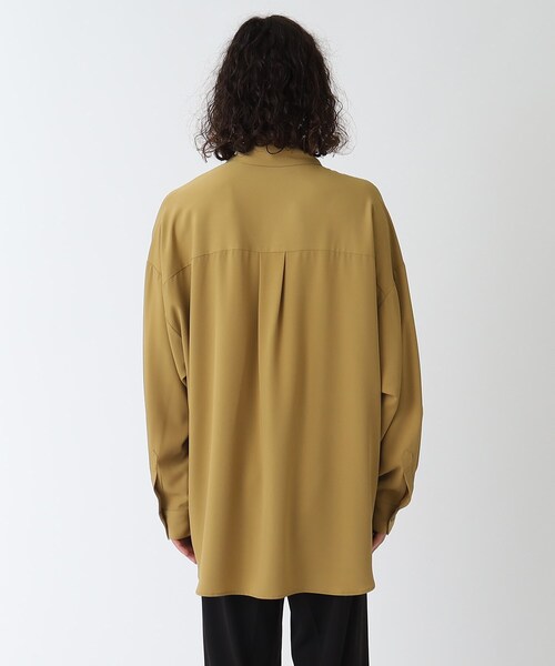 tk.TAKEO KIKUCHI（ティーケータケオキクチ）の「◆なめらかビッグシャツ（シャツ/ブラウス・メンズ・マスタード/ブルー/ホワイト/ブラック・01/02/03）」の7枚目の写真