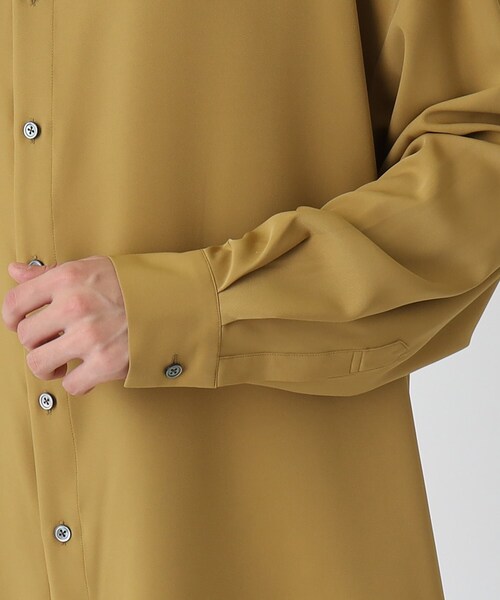 tk.TAKEO KIKUCHI（ティーケータケオキクチ）の「◆なめらかビッグシャツ（シャツ/ブラウス・メンズ・マスタード/ブルー/ホワイト/ブラック・01/02/03）」の9枚目の写真