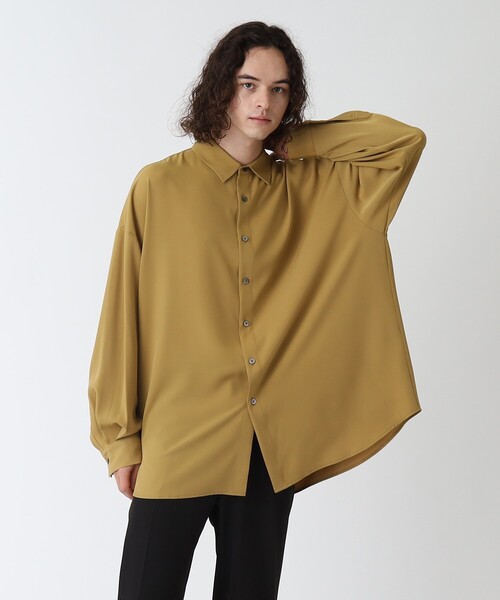 tk.TAKEO KIKUCHI（ティーケータケオキクチ）の「◆なめらかビッグシャツ（シャツ/ブラウス・メンズ・マスタード/ブルー/ホワイト/ブラック・01/02/03）」の22枚目の写真