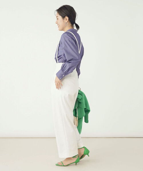 NOLLEY’S（ノーリーズ）の「ウォッシャブル2WAYデニムパンツ（その他パンツ・レディース・インディゴブルー/ホワイト・38/36）」の7枚目の写真