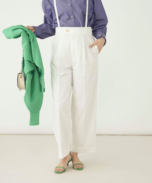 NOLLEY’S（ノーリーズ）の「ウォッシャブル2WAYデニムパンツ（その他パンツ・レディース・インディゴブルー/ホワイト・38/36）」の9枚目の写真