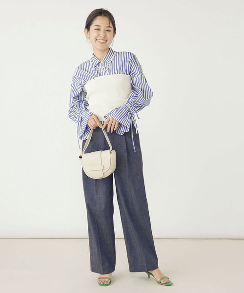 NOLLEY’S（ノーリーズ）の「ウォッシャブル2WAYデニムパンツ（その他パンツ・レディース・インディゴブルー/ホワイト・38/36）」の20枚目の写真