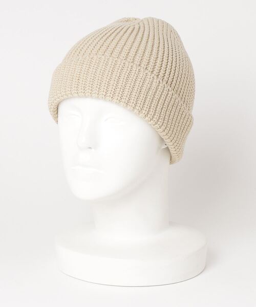 Mighty Shine(マイティシャイン)の「MIGHTY SHINE(マイティシャイン) RIB KNIT WATCH CAP/1224004(ニットキャップ/ビーニー・メンズ・ブラック/グレー/ベージュ/グリーン・F)」の12枚目の写真