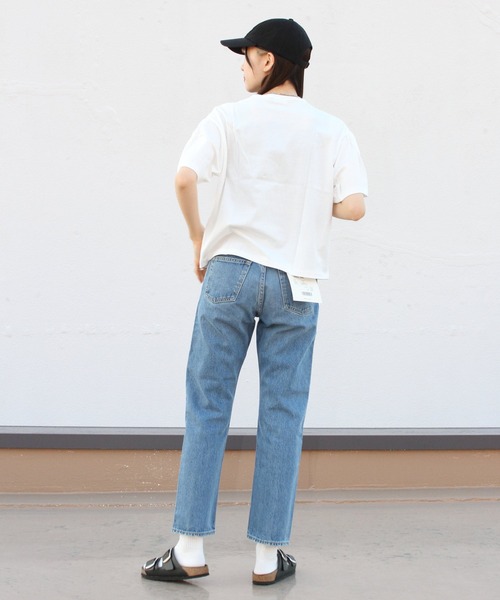 ORCIVAL(オーシバル)の「ORCIVAL/オーシバル 40/2 ギャザーショートスリーブクルーネックプルオーバー GATHER SHORTSLEEVE CREWNECK PULLOVER OR-C0231 GJR(Tシャツ/カットソー・レディース・イエロー/ホワイト/ブラック・1)」の13枚目の写真