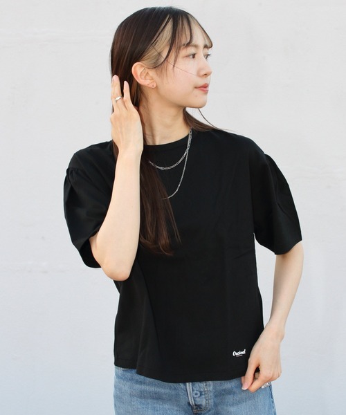 ORCIVAL(オーシバル)の「ORCIVAL/オーシバル 40/2 ギャザーショートスリーブクルーネックプルオーバー GATHER SHORTSLEEVE CREWNECK PULLOVER OR-C0231 GJR(Tシャツ/カットソー・レディース・イエロー/ホワイト/ブラック・1)」の16枚目の写真