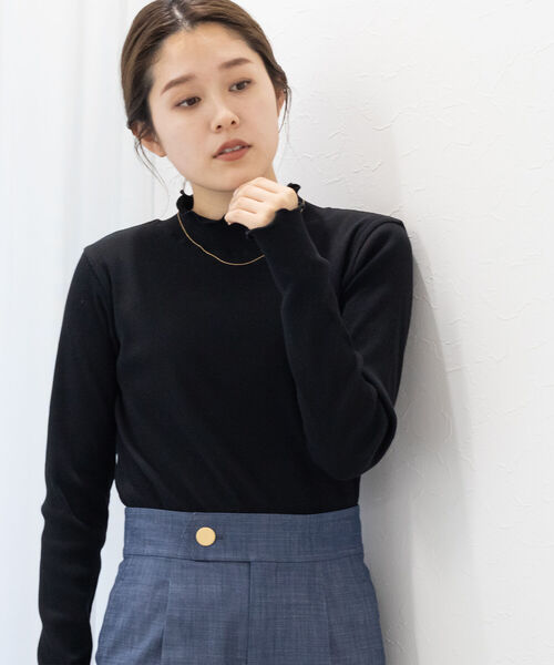 NOLLEY&#39;S - ノーリーズ　ハイネックプルオーバーカットソー NOLLEY'S（ノーリーズ）の「ハイネックプルオーバーカットソー