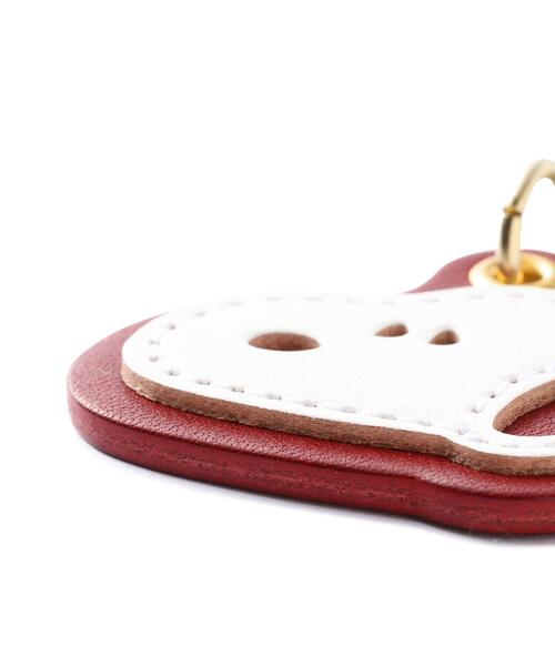 SNOOPY(スヌーピー)の「SNOOPY LEATHER COLLECTION/スヌーピーレザーコレクション/栃木レザーチャームWS/SN0112(キーホルダー・レディース・ブラック/レッド/キャメル・F)」の9枚目の写真