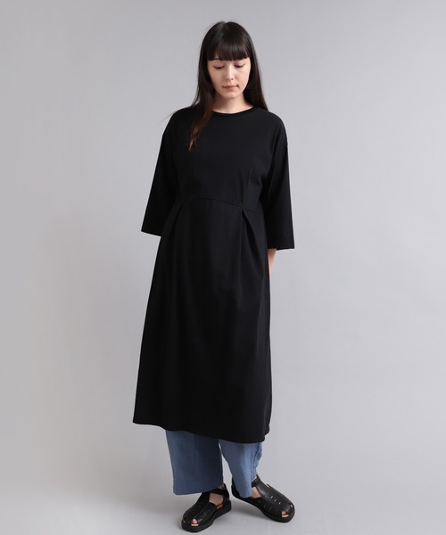 RNA-N(アールエヌエーエヌ)の「M2029 タックフレアワンピース(ワンピース・レディース・ブラック/アッシュグレー/グリーン・MEDIUM)」の2枚目の写真