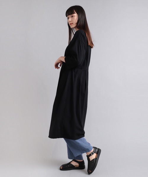RNA-N(アールエヌエーエヌ)の「M2029 タックフレアワンピース(ワンピース・レディース・ブラック/アッシュグレー/グリーン・MEDIUM)」の7枚目の写真