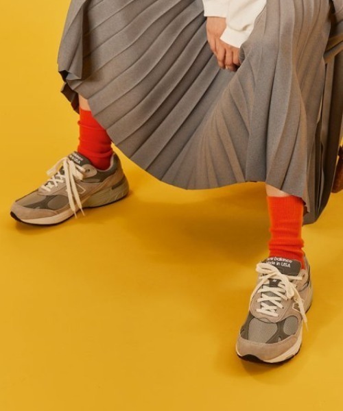 THE SHINZONE(ザ シンゾーン)の「THE SHINZONE MILITARY SOCKS 23SMSIT01(ソックス/靴下・レディース・グレー/カーキ/オレンジ/ホワイト・FREE)」の5枚目の写真