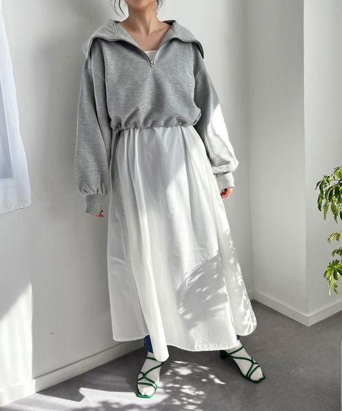 【k1029m】LCC ワンピース+LOWRYSFARMジャケット ローリーズ ファーム(LOWRYS FARM) レディースジャケット