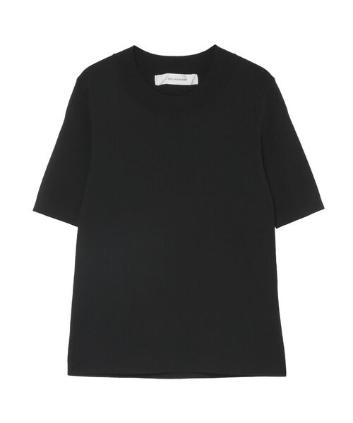 LAGUNAMOON（ラグナムーン）の「ミニマルハーフスリーブニットプルオーバー（ニット/セーター・レディース・ブラック/アイボリー/ラベンダー/ホワイト・FREE）」の18枚目の写真