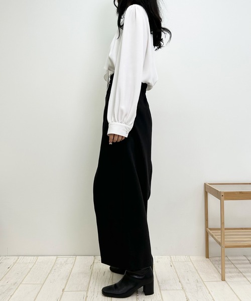 INGNI（イング）の「パールピン付トロミボウタイ／ブラウス（シャツ/ブラウス・レディース・オフホワイト/ピンク/ブルー/ホワイト系6/ホワイト×ブラック・M）」の14枚目の写真