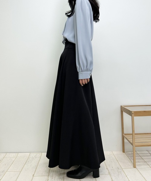 INGNI（イング）の「パールピン付トロミボウタイ／ブラウス（シャツ/ブラウス・レディース・オフホワイト/ピンク/ブルー/ホワイト系6/ホワイト×ブラック・M）」の10枚目の写真