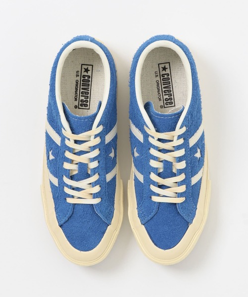 CONVERSE(コンバース)の「CONVERSE STAR&BARS US SUEDE(スニーカー・レディース・ブルー・23/24/23.5)」の4枚目の写真