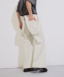 tk.TAKEO KIKUCHI | サスペンダー付きバギーフレアパンツ(その他パンツ)