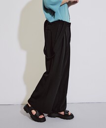 tk.TAKEO KIKUCHI | サスペンダー付きバギーフレアパンツ(その他パンツ)