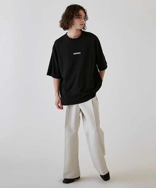 tk.TAKEO KIKUCHI（ティーケータケオキクチ）の「◆サスペンダー付きバギーフレアパンツ（その他パンツ・メンズ・アイボリー/ブラック・03/02）」の16枚目の写真