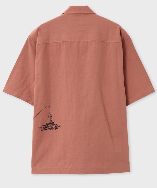 PS Paul Smith（ピーエスポールスミス）の「RED EAR スキッパー プルオーバー シャツ / 132652 RF108（シャツ/ブラウス・メンズ・グレー/チョコ・SMALL/MEDIUM/LARGE/X-LARGE）」の10枚目の写真