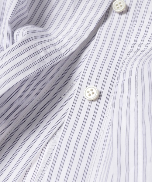 YOHEI OHNO(ヨウヘイオオノ)の「Armor Sleeve Stripe Shirt(シャツ/ブラウス・レディース・ホワイト・36)」の7枚目の写真