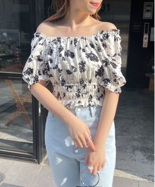 OLIVE des OLIVE（オリーブデオリーブ）の「衿取り外しマルチWAYブラウス（シャツ/ブラウス・レディース・ブラック/ブルー/オフホワイト/サックスブルー・FREE）」の16枚目の写真